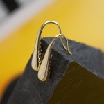 Sterling Silver Gold Vermeil Droplet Earrings (ER-1375)