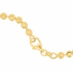 Sterling Silver Gold Vermeil Moon Bead Chain 4mm (CPC-001-G)