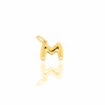 Sterling Silver Gold Vermeil Bubble Letter Charms (P-1513)