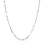 Sterling Silver Figaro Rope Chain 3.6mm (FROPE80)