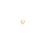 14K Yellow Gold Twisted Rope Helix Single Piece (GE-14-1054)