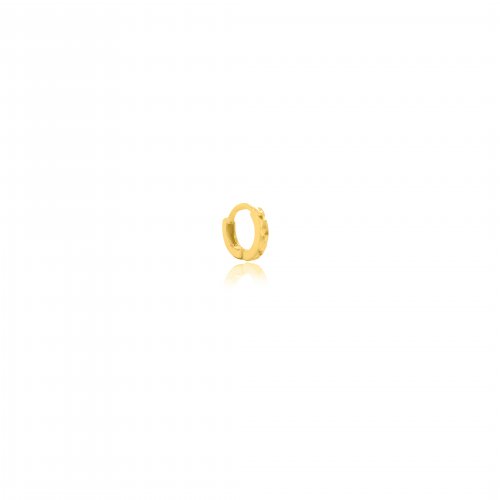 14K Yellow Gold Diamond Cut Helix Single Piece (GE-14-1056)