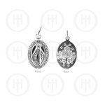 Silver Religious Pendant (P-1024-15)