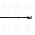 Silver Black Rhodium Plated Bezel Round Tennis Bracelet 2mm (BR-CZ-115)