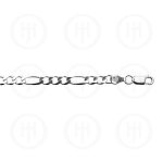 Silver Basic Chain Figaro 05 (FIG120) 4.8mm