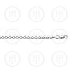 Sterling Silver Basic Chain Rolo 03 Oval 2.4mm (ROLO-OV60)