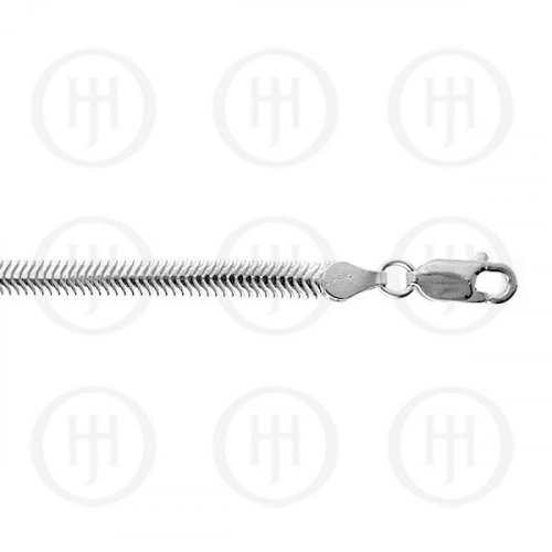 Silver Basic Chain Snake Flat 5.3mm (FSNAKE40)