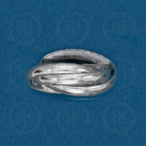 Sterling Silver ςartier inspired Plain Rolo Ring (R-1135)