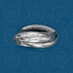 Sterling Silver Plain Rolo Ring (R-1135)
