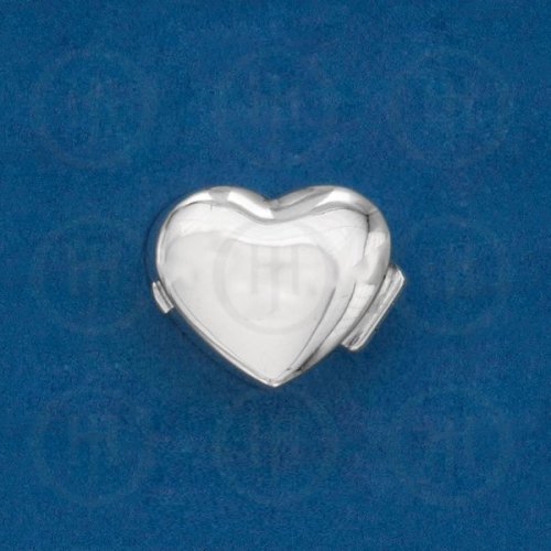 Silver Heart Shaped Pill Box (TRK-1008)