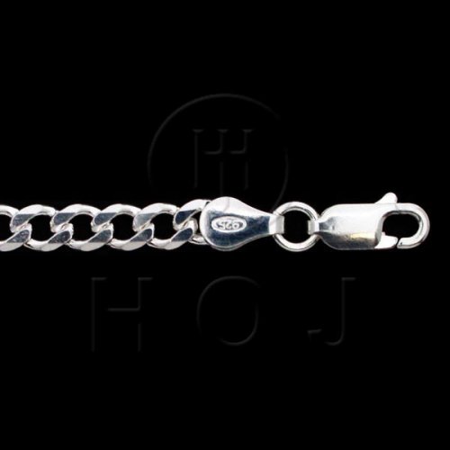 Silver Basic Chain Curb 07 (GD120) 4.2mm
