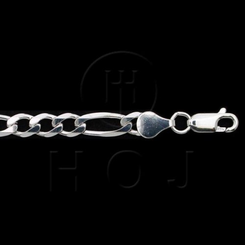 Silver Basic Chain Figaro 06 (FIG150) 5.4mm