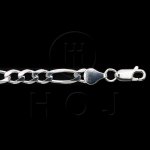 Silver Basic Chain Figaro 06 (FIG150) 5.4mm