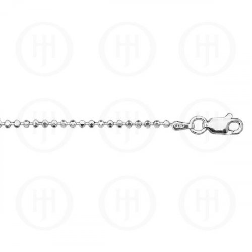 Silver Basic Chain Ball DiamondCut 03 (DCBALL-200) 2.0mm