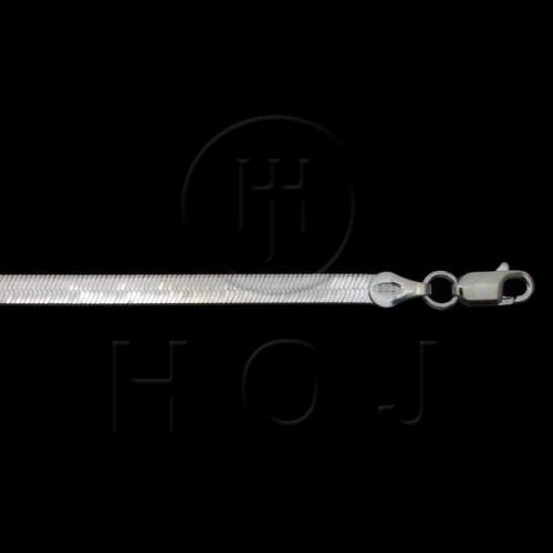 Silver Fancy Chain Herring Bone 01 (HB40) 3.5mm