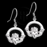 Silver Plain Dangle Earrings ED302Y