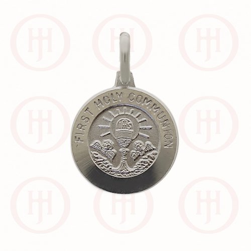Silver Religious First Holy Communion Pendant (P-1287)