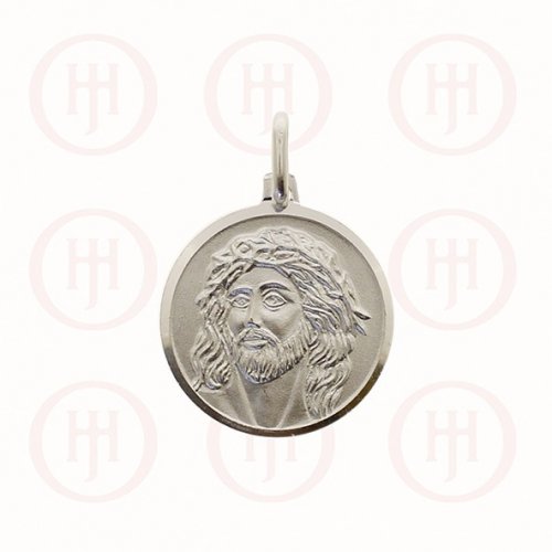 Silver Large Religious Jesus Pendant (P-1288)