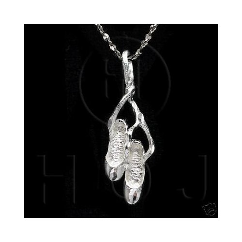 Silver Diamond Cut Sports Charm Ballet (JB430)