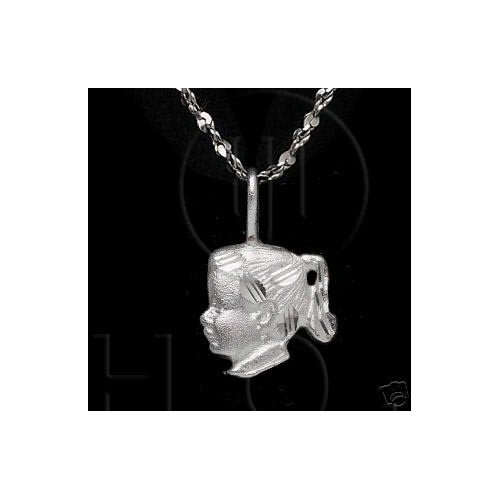 Silver Diamond Cut Assorted Charm Girl (S1769)