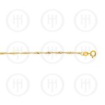 14K Yellow Gold Chain Necklace Singapore 1.5mm (SING-025-14Y)