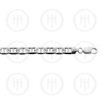 Silver Basic Chain Flat Marina 03 (FM150) 5.6mm