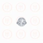 Silver CZ Round Stone Ring (R-1274)