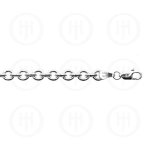 Sterling Silver Basic Chain Rolo 06 Oval 6mm (ROLO-OV150)
