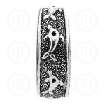 Silver Dolphin Toe Ring (TR-1007)