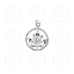 Silver Pendant Canadian Maple Leaf (P-1084)