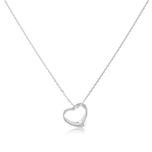Gold Plated Heart Shaped Necklace (N-1123)