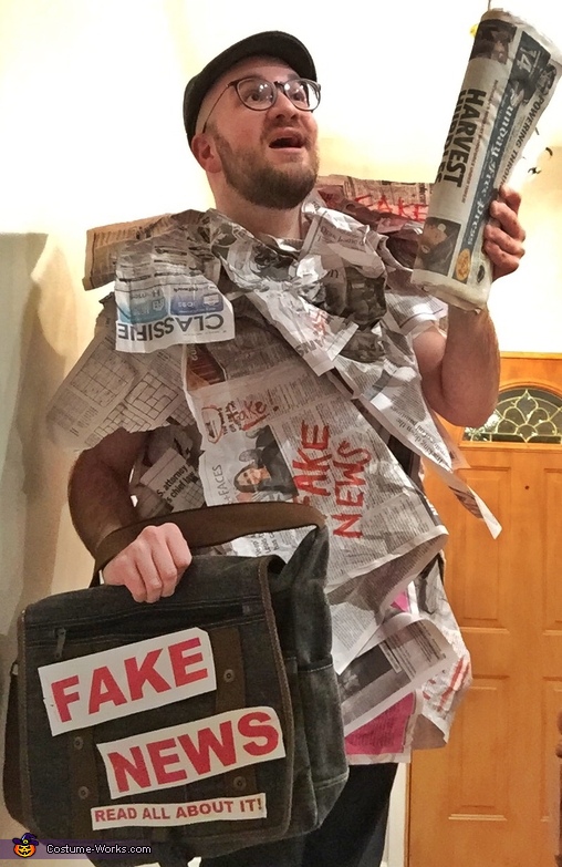 fake news halloween costume
