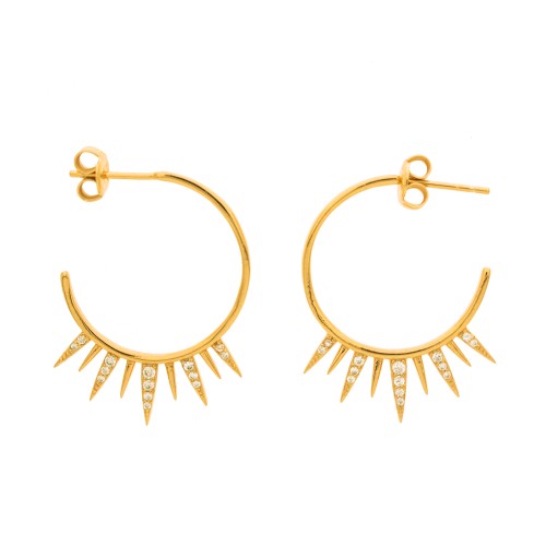 spiked hoops