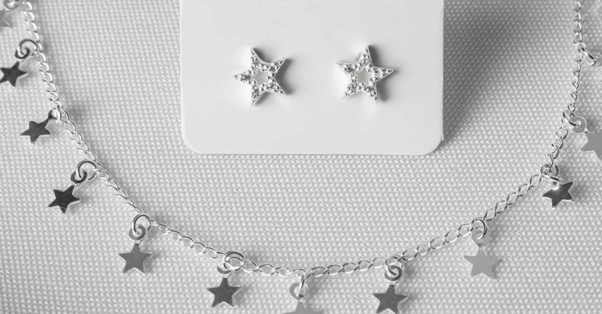 Sterling Silver Earrings and Necklace for Sensitive Skin