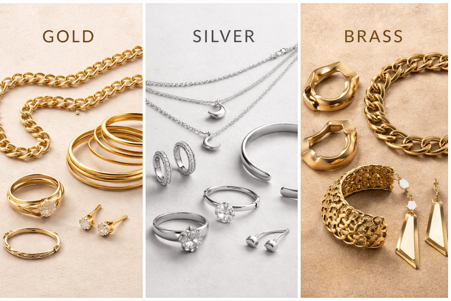 Jewelry metals for sensitive skin