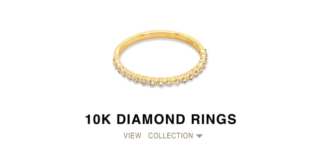 10K Diamond Rings