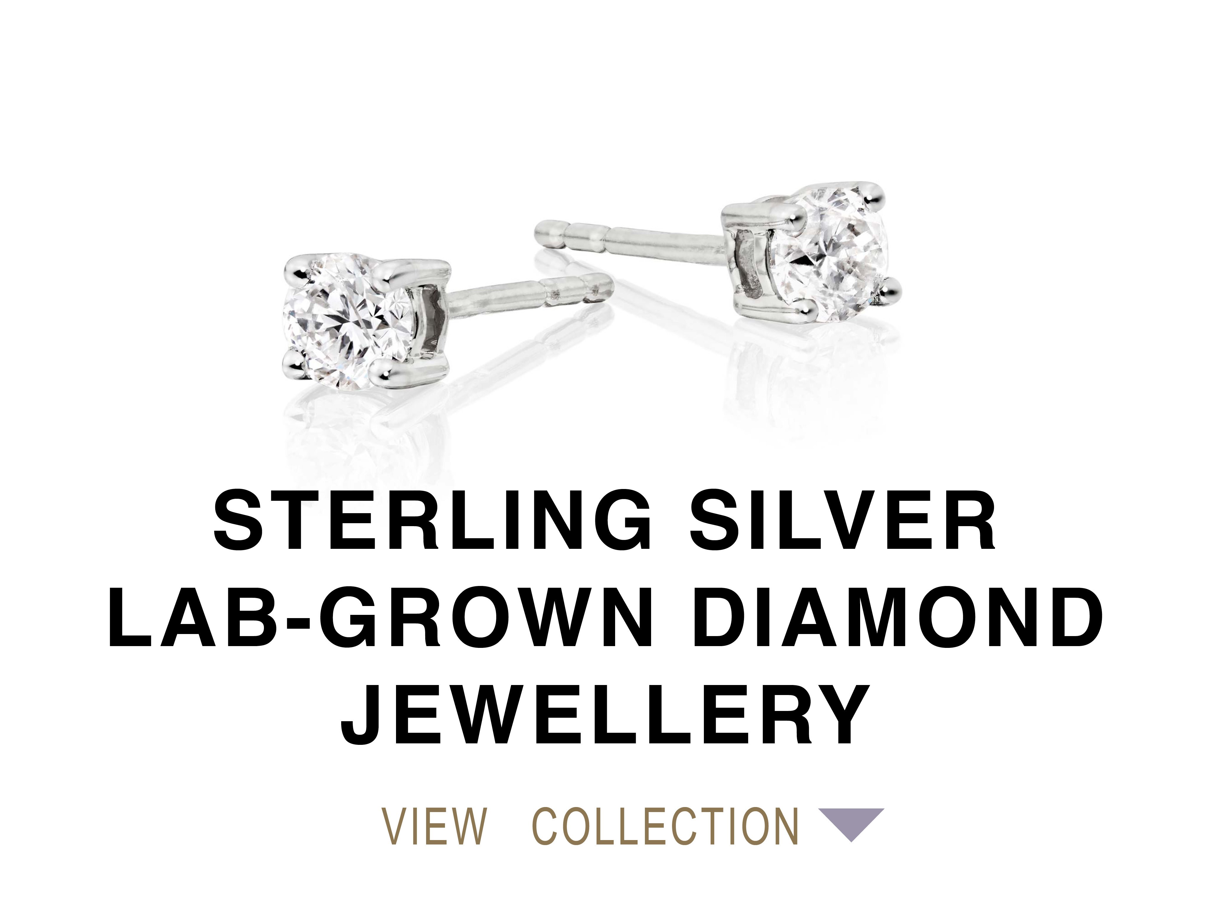 Sterling Silver Lab- Grown Jewellery Sterling Silver Lab- Grown Jewellery
