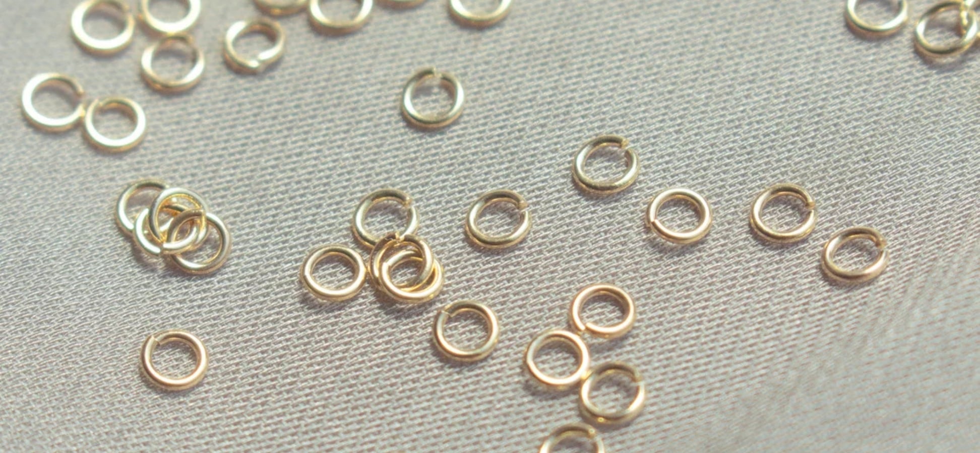 Solid Gold Jump Rings