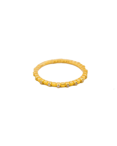 10K Yellow Gold Diamond Spread Ring .06CTW (GR-10-1082)