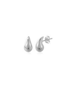 Sterling Silver Mini 12mm Teardrop Stud Earrings (ST-1635-12)
