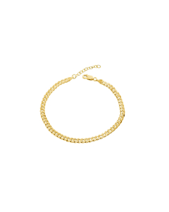 10K Yellow Gold Curb Chain Bracelet 3.1mm (GB-10-1006)