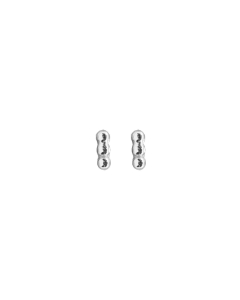 Sterling Silver Triple Ball Studs (ST-1435)
