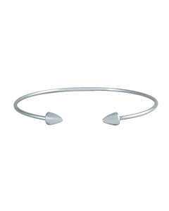 Sterling Silver Arrow Head Cuff Bangle (IB-1061)