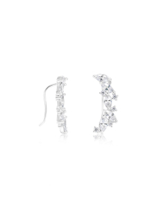 Sterling Silver Fancy Shape Ear Climber (ER-1235)