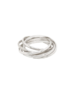 Sterling Silver Plain Rolo 6 Ring (R-1277)