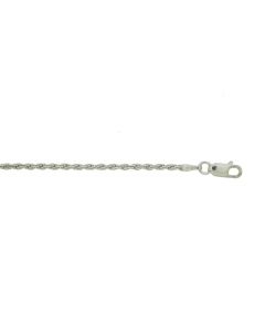 Sterling Silver Rhodium Plated Basic Chain Rope 2.0mm  (ROPE40-RH)