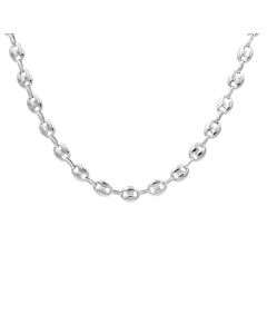 Sterling Silver Plain Hollow Puffed Mariner 6mm Chain (PGUCCI-60)
