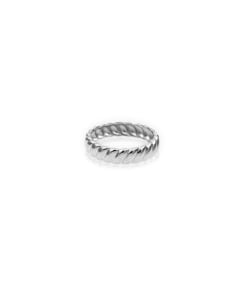 Sterling Silver Twisted Chunky Band Ring (R-1613)