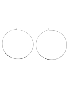 Sterling Silver 60mm Wire Hoops (HP-1059-60)