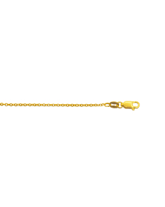 Sterling Silver Gold Vermeil Basic Chain Rolo 02 Oval 1.5mm (ROLO-OV40-G)